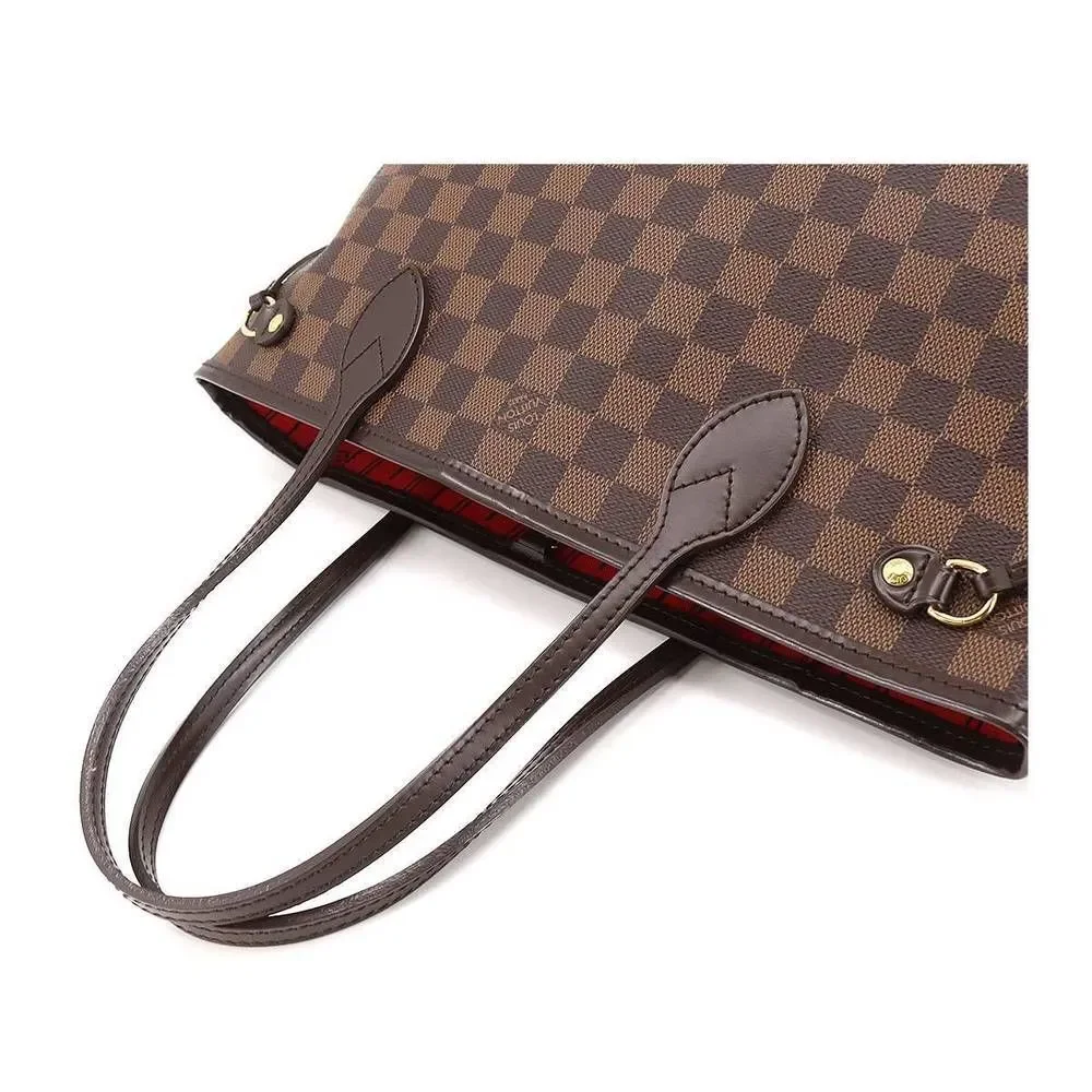 Louis Vuitton Damier Neverfull PM Tote Bag Ebene Brown